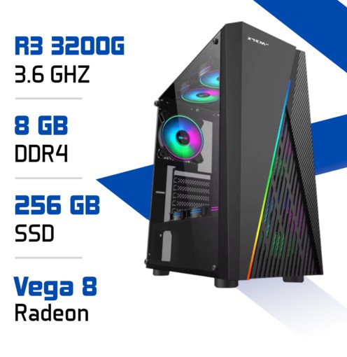 PC Gamer Ryzen 3 3200G avec Radeon Vega 8