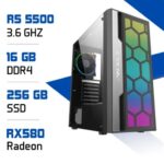 PC Gamer Ryzen 5 5500 RX 580