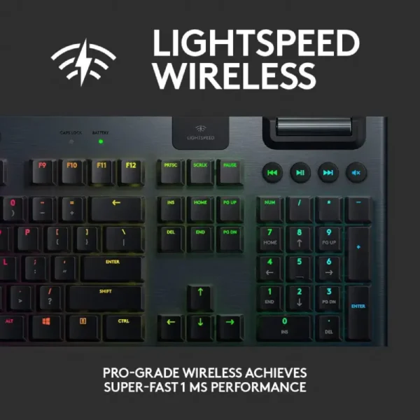 Logitech G915 LIGHTSPEED Wireless RGB Mechanical Gaming Keyboard prix maroc