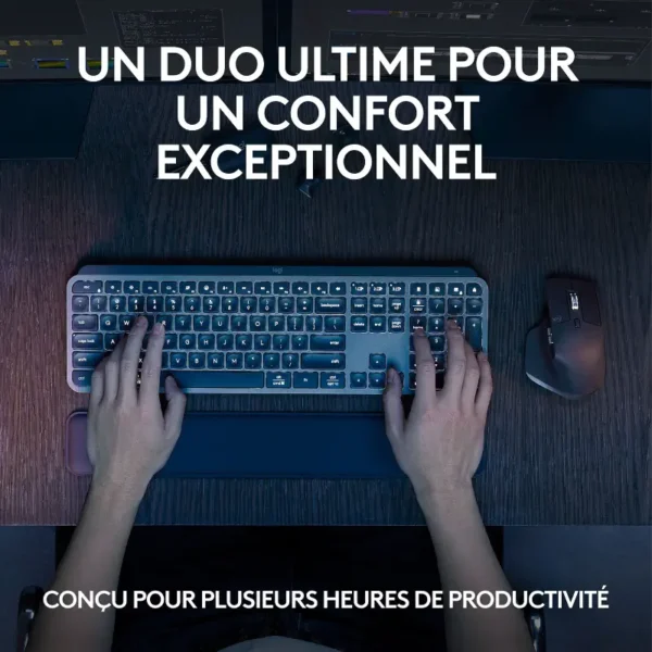 Logitech MX Keys S Combo (Graphite) prix maroc