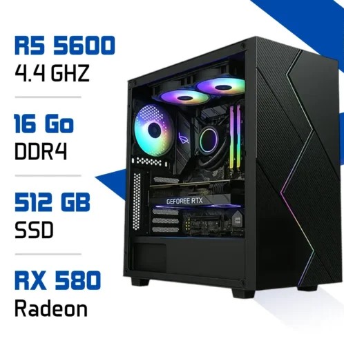 PC Gamer Ryzen 5 5600 RX 580
