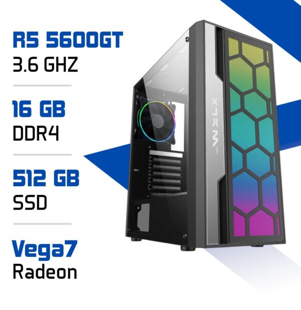 PC Gamer Ryzen 5 5600GT avec Vega 7 –