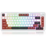 Redragon K688 Pro Wireless (White/Gray/Black) – Le clavier mécanique compact et polyvalent au Maroc