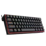 Redragon K617 Fizz 60% RGB Red Switches (Black) – Le clavier compact et ultra-performant disponible au Maroc chez pcportablemaroc.com