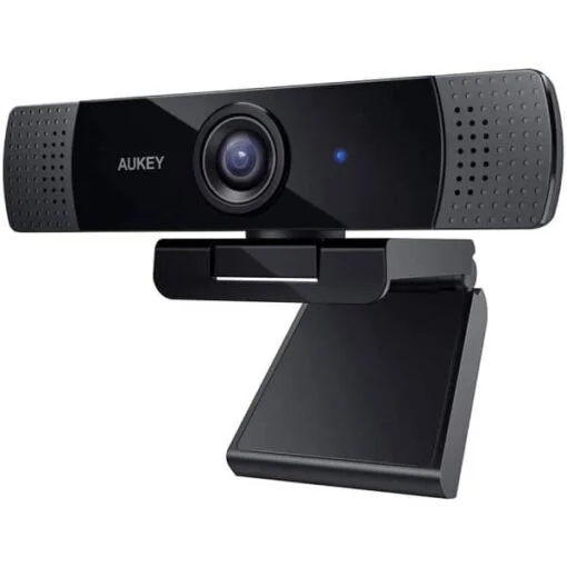 Aukey Webcam Full HD 1080p – Qualité Professionnelle pour Vidéo, Réunions et Streaming