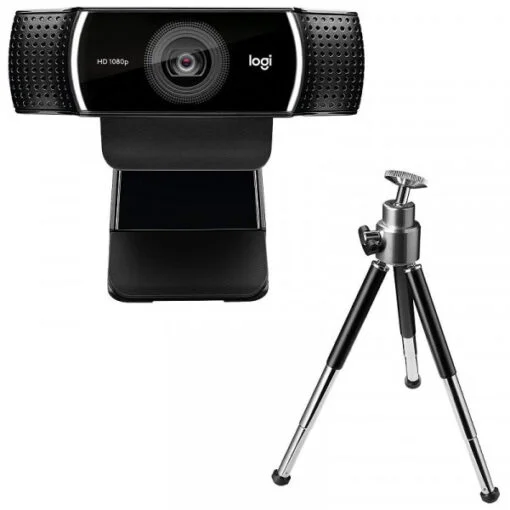 Logitech C922 Pro – La Webcam Haut de Gamme pour Streaming, Création de Contenu et Communication Professionnelle