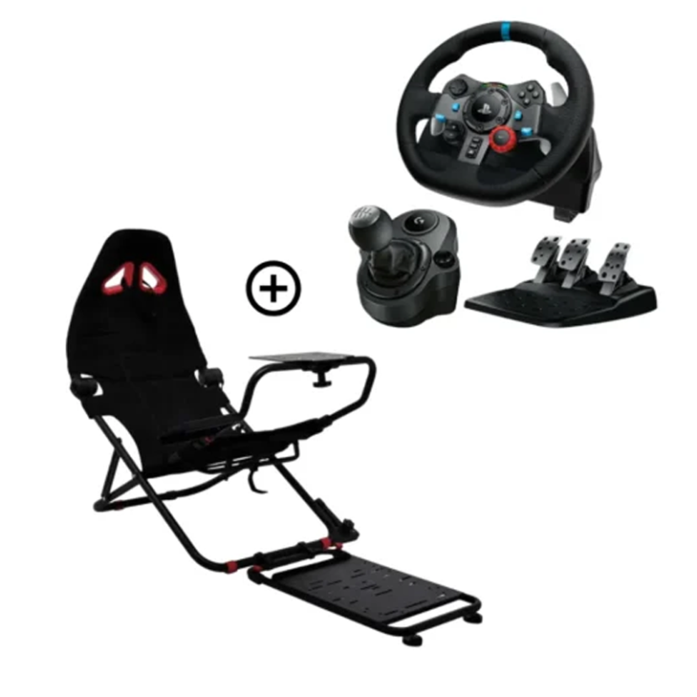 Pack Simulateur PlaySeat GY018B + Logitech G29 + Shifter – L’Immersion Sim Racing au Maroc