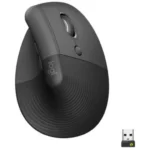 Souris Ergonomique Logitech Lift (Graphite) – Confort et Précision au Maroc