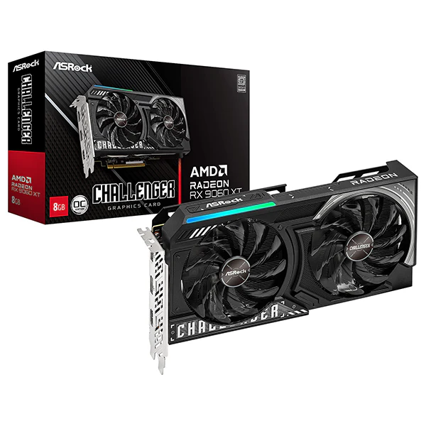 ASROCK Radeon RX 9060 XT Challenger OC 8GB GDDR6 : la carte graphique nouvelle génération qui change la donne