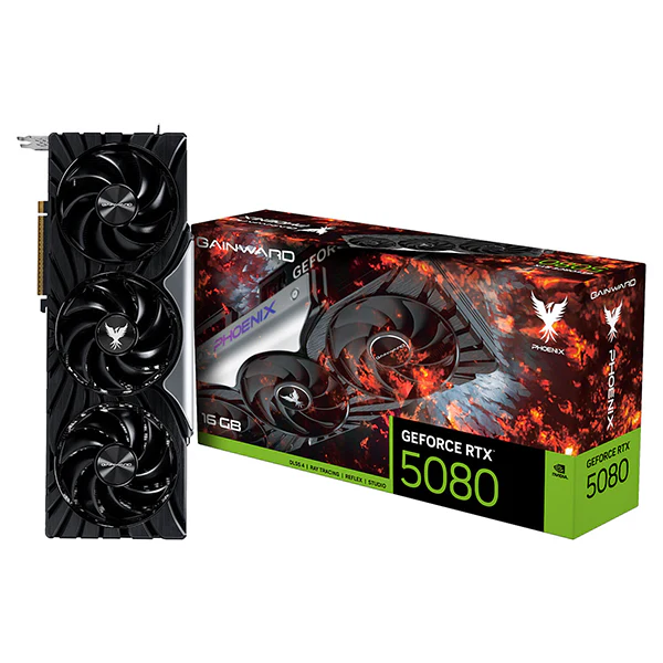 Gainward GeForce RTX 5080 Phoenix V1 16GB GDDR7 Maroc - Puissance nouvelle génération pour gamers exigeants