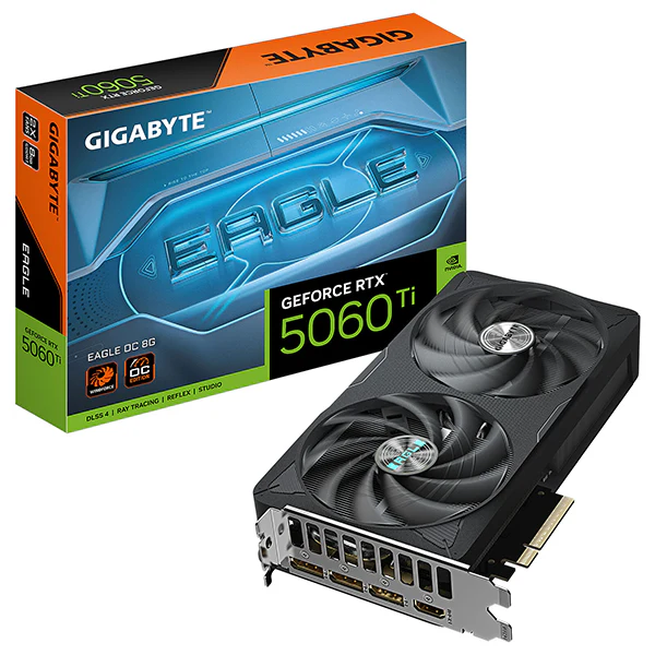 Gigabyte GeForce RTX 5060 Ti EAGLE OC 8G : un GPU de nouvelle génération qui allie performance brute, refroidissement maîtrisé et style affirmé
