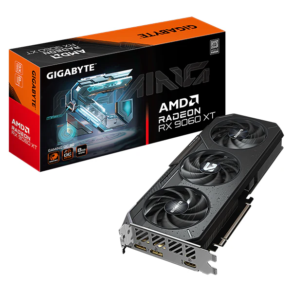 Gigabyte Radeon RX 9060 XT GAMING OC 8G – La carte graphique nouvelle génération pour joueurs exigeants