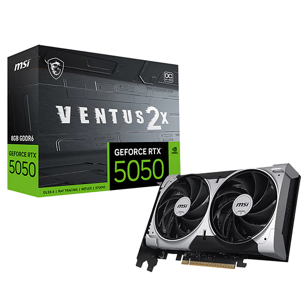 MSI GeForce RTX 5050 8G VENTUS 2X OC : la carte graphique pensée pour les gamers d’aujourd’hui