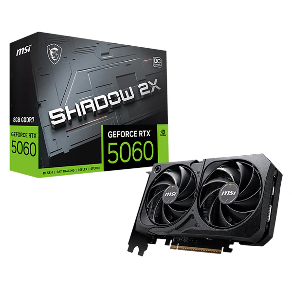 MSI GeForce RTX 5060 8G SHADOW 2X OC BULK : la carte graphique idéale pour les gamers exigeants