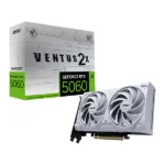MSI GeForce RTX 5060 8G VENTUS 2X OC Blanc : Puissance et Élégance réunies