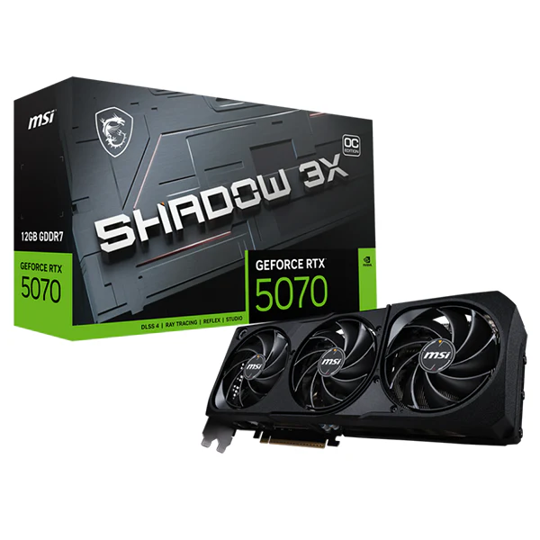 MSI GeForce RTX 5070 SHADOW 3X OC 12GB GDDR7 Maroc : La nouvelle référence du gaming haut de gamme