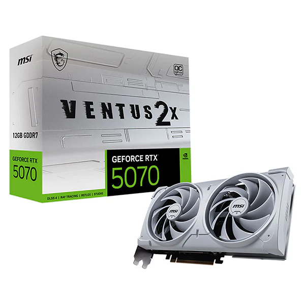 MSI GeForce RTX 5070 VENTUS 2X OC WHITE 12GB GDDR7 : la nouvelle ère de la puissance graphique