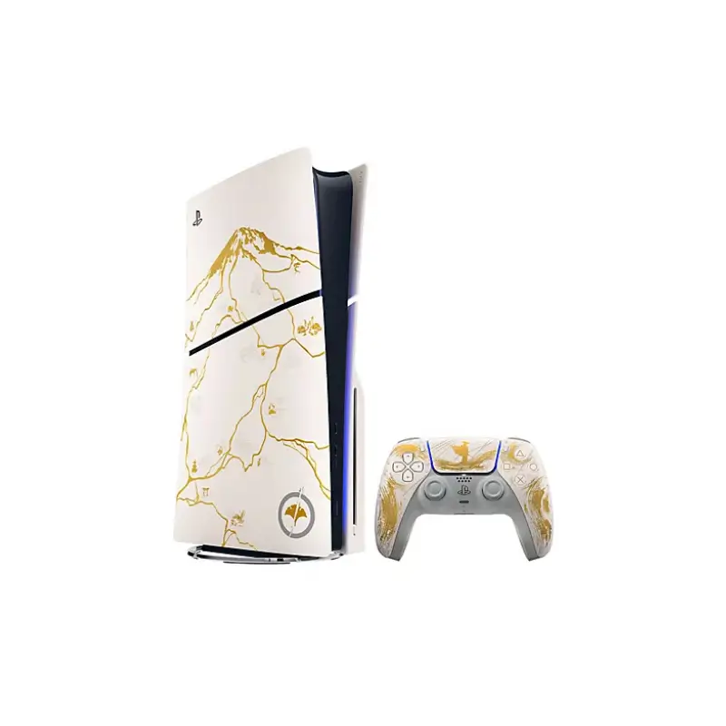 Pack console PlayStation®5 – Gold Edition limitee Ghost of Yotei™ Slim 1
