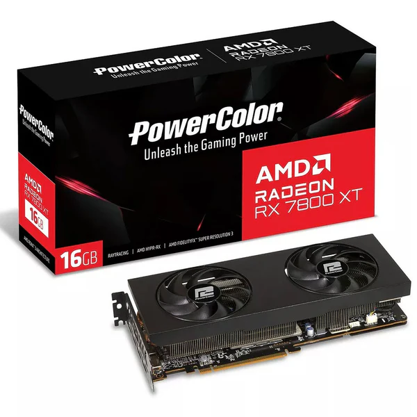PowerColor AMD Radeon RX 7800XT 16GB GDDR6 : Des Performances Graphiques démesurées