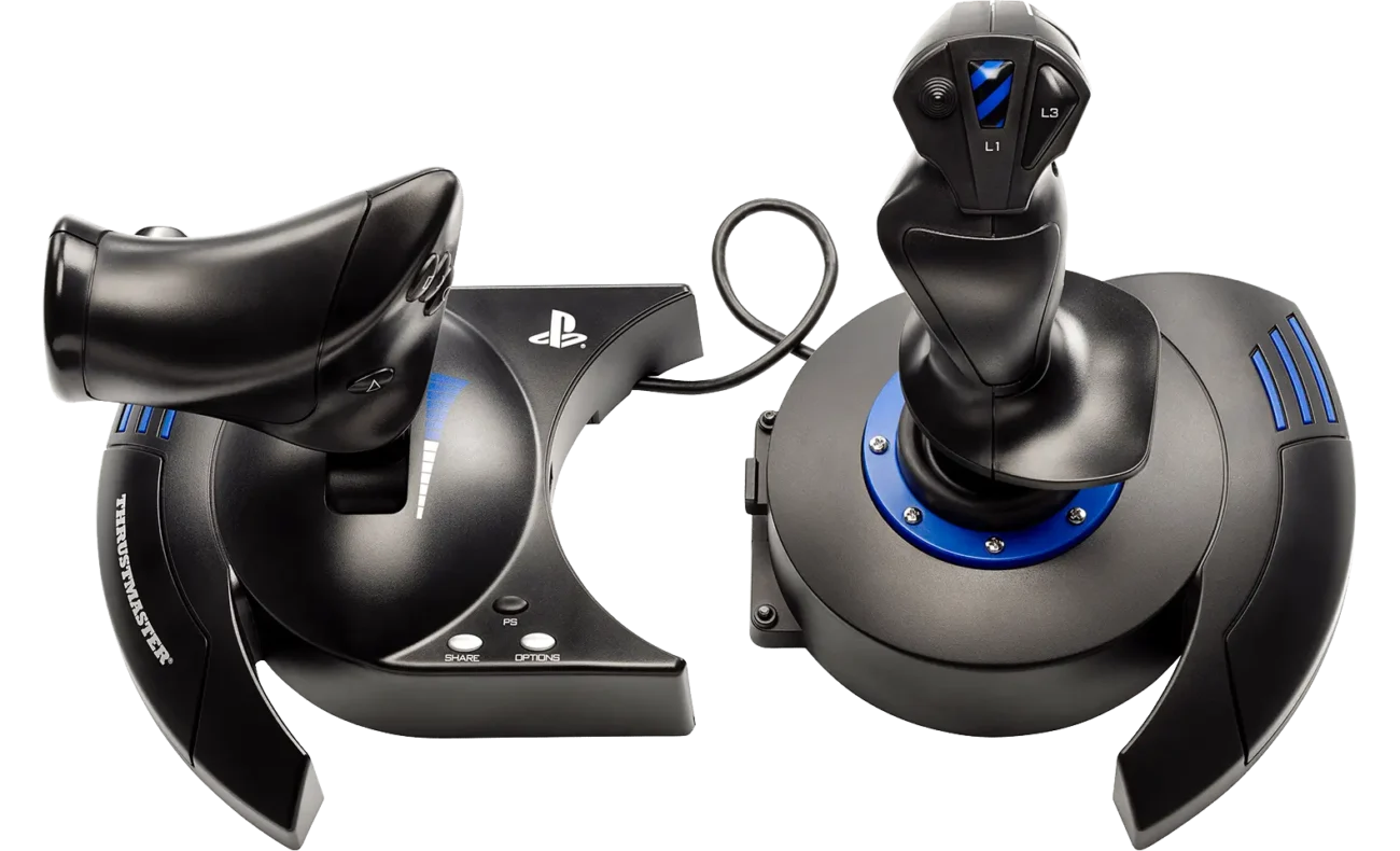 T.Flight Hotas 4 : Le joystick officiel pour une expérience de vol réaliste